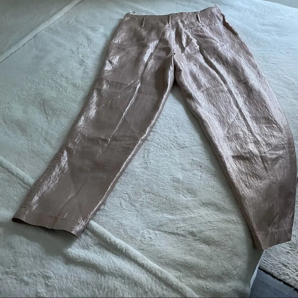 Forte Forte "Iridescent" pants in satiny linen. - Picture 13 of 14